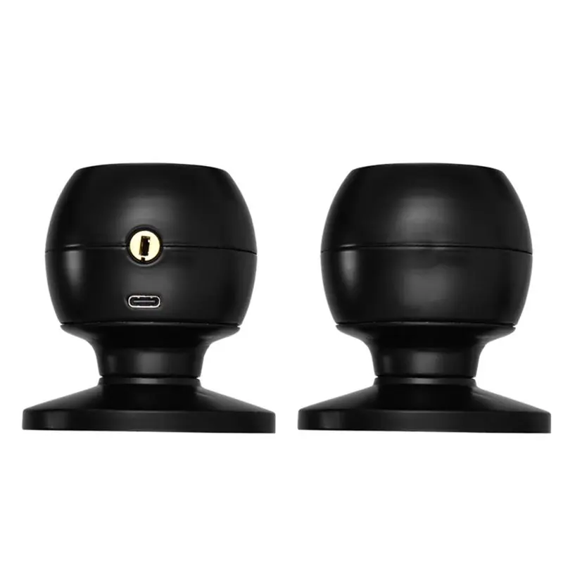 

【ЧЕРНАЯ ПОДВЕСКА】Цифровой интеллектуальный дверной замок без ключа с отпечатками пальцев Tuya Wi-Fi Дверная ручка для спальни Система электронного замка