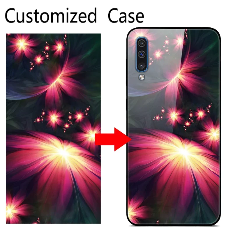 حافظة زجاجية مخصصة لهاتف آيفون 16 15 13 14 12 7 8 Plus X 11 Pro XS MAX XR 6 SE 6s غطاء تصميم مخصص اسم الصورة