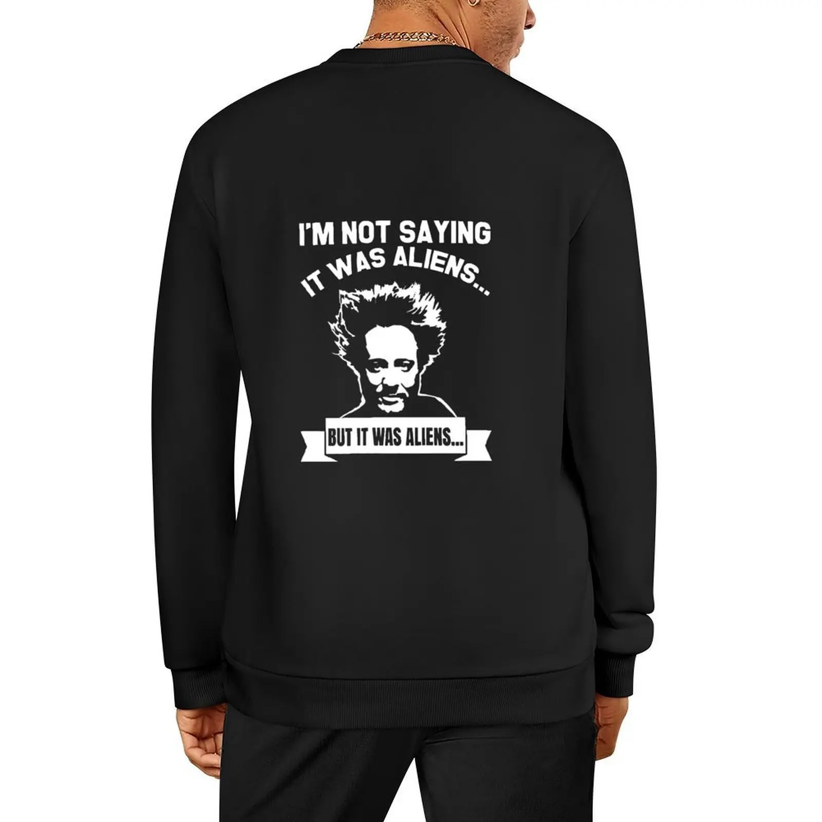 

It-was-Aliens-Giorgio-A-Tsoukalos-T-Shirt-Black Pullover men's clothes graphic t shirts men new sweatshirt