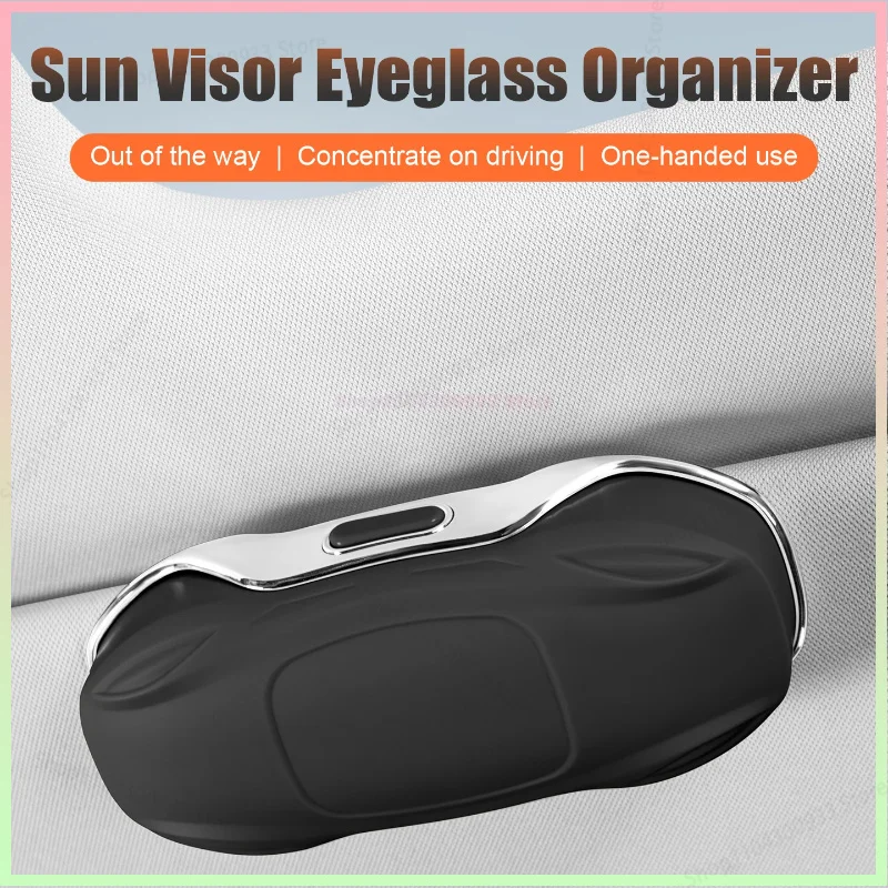 For Chery OMODA 5 C5 E5 FX 2022 2023 2024 Portable Car Visor Sunglasses Glasses Case Glasses Holder Clip Box Car Lenses Holder 2