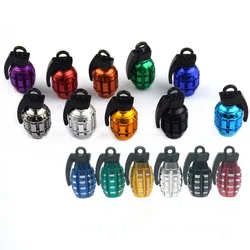 4x Alloy Grenade Tire Valve Stem Caps Wheel Tire Air Valve for Universal ATV UTV Truck Car Accesiores