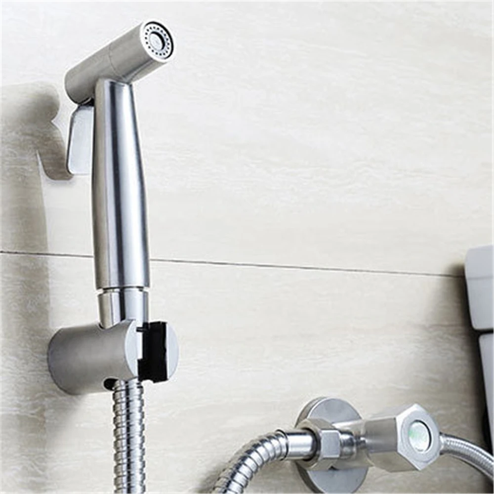 Handheld Toilet Bidet Sprayer Stainless Steel Hand Bidet Faucet Hand Sprayer Shower Head Bathroom Kitchen Faucet Accessories image 2