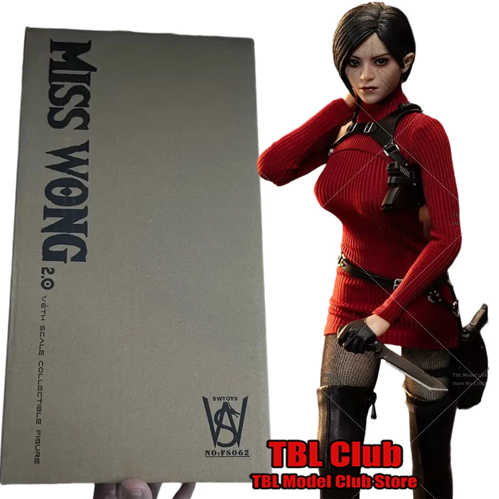 

SWTOYS FS062 1/6 Scale Female Soldier Horror Adventure Game Ada Wong Mobile Eye Double Head Full Set 12inch Action Figure Doll