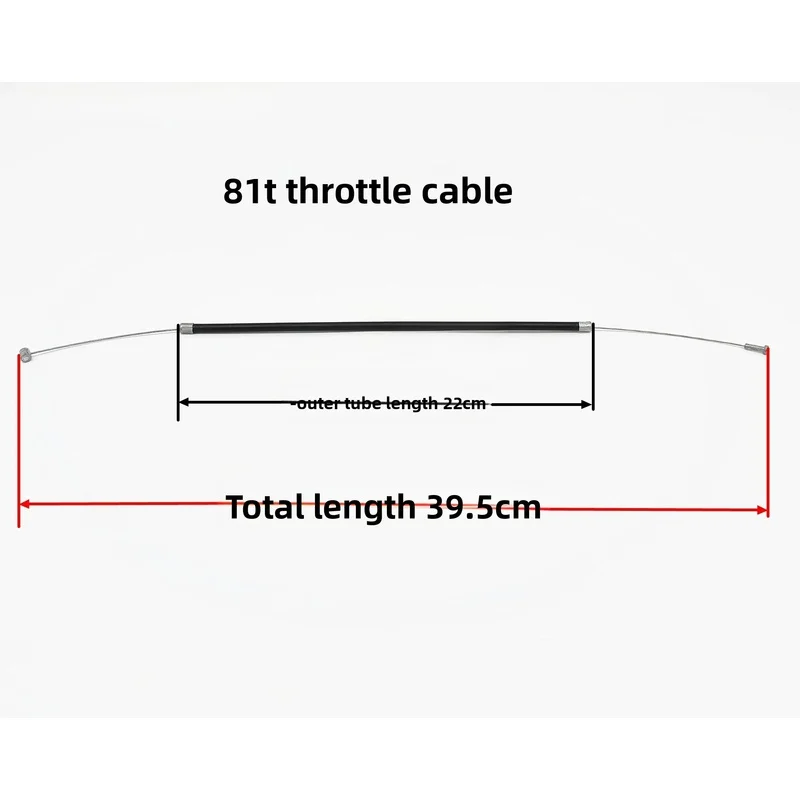 2pcs Hedge Trimmer Spare For STIHL HS81T HS86R Throttle Pull Cable Single Double Edge Garden Landscaping Machinery Components