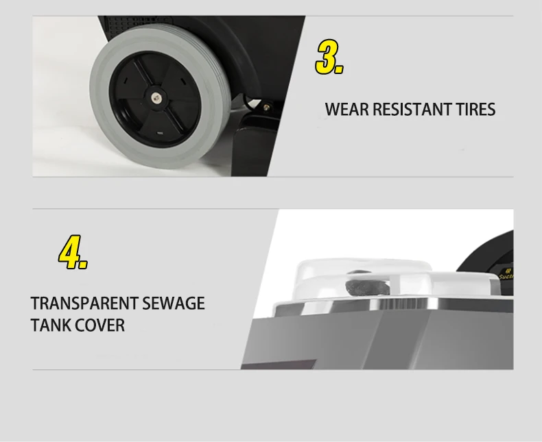 

CT300 Wet and Dry Carpet Extractor Commercial Walk Behind Carpet Extractor Cleaning Machine