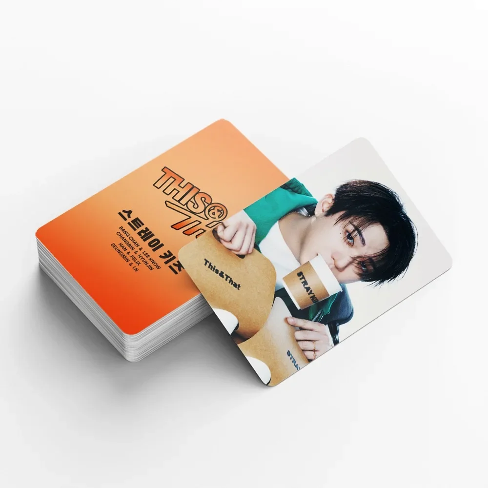 92 Stück Koreanische Hot Idol Neualbum "THIS&THAT" Hochwertige Lomo-Karten Felix BangChan HyunJin I.N Han Fans Sammelkarten – Detail 18