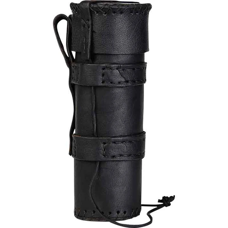 Mittelalterliches Kostümzubehör Leder Wasserflaschenhalter Weinflasche Tragetasche Steampunk Wasserkocher Scrolltasche Gürteltasche für Cosplay