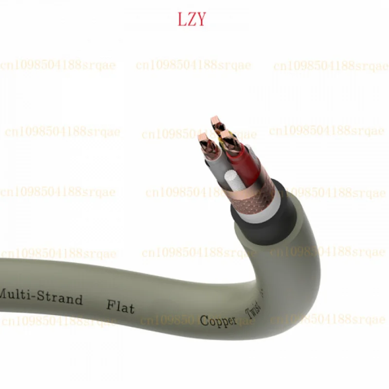 

for Viborg VP1707 Flat for LV Copper Multi-Strand Twist AC Bulk Power Cable Audio