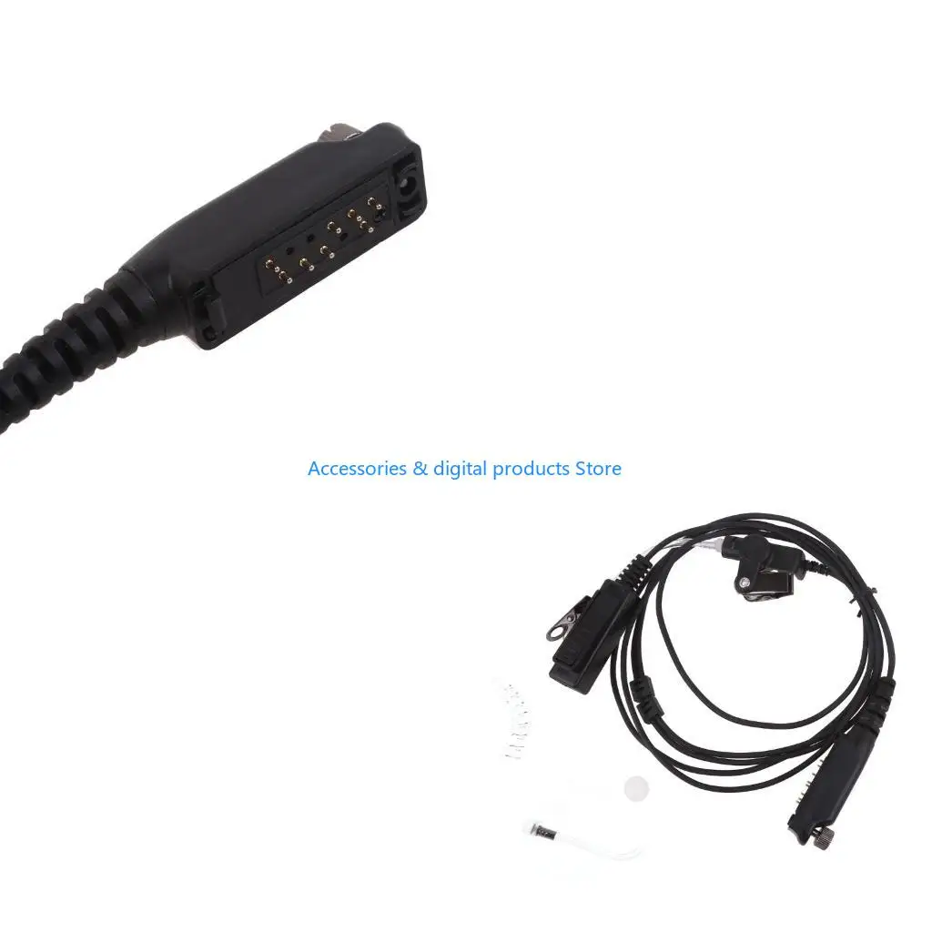 77JD Finger PTT Mic WalkieTalkie ชุดหูฟังสำหรับ Sepura วิทยุ SC21 STP8000 หูฟัง