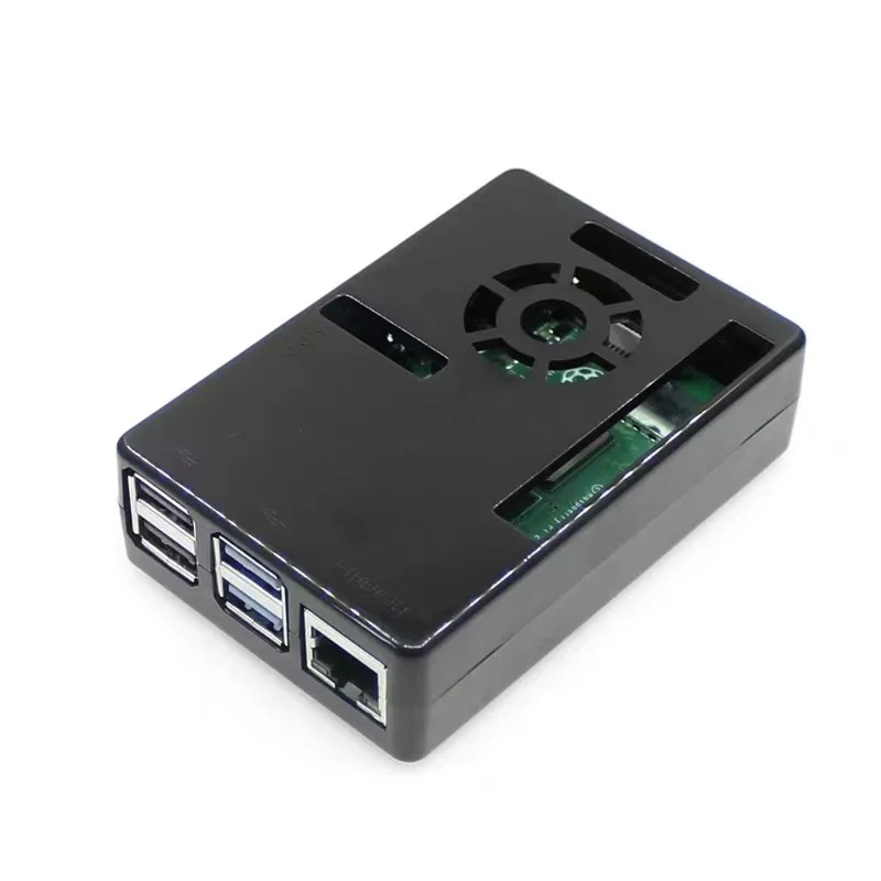 Raspberry pi 4 geração raspberry pi 4b abs plástico escudo placa-mãe fixa dissipação de calor caixa protetora