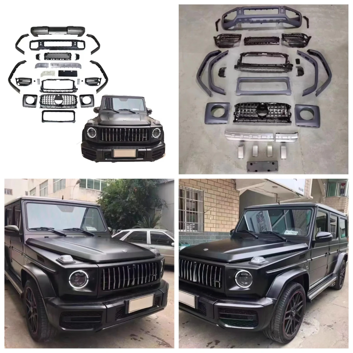 

Auto Parts Bumper Grille Body Kit for G Class W464 G350 G500 2019-2024 G63 Style