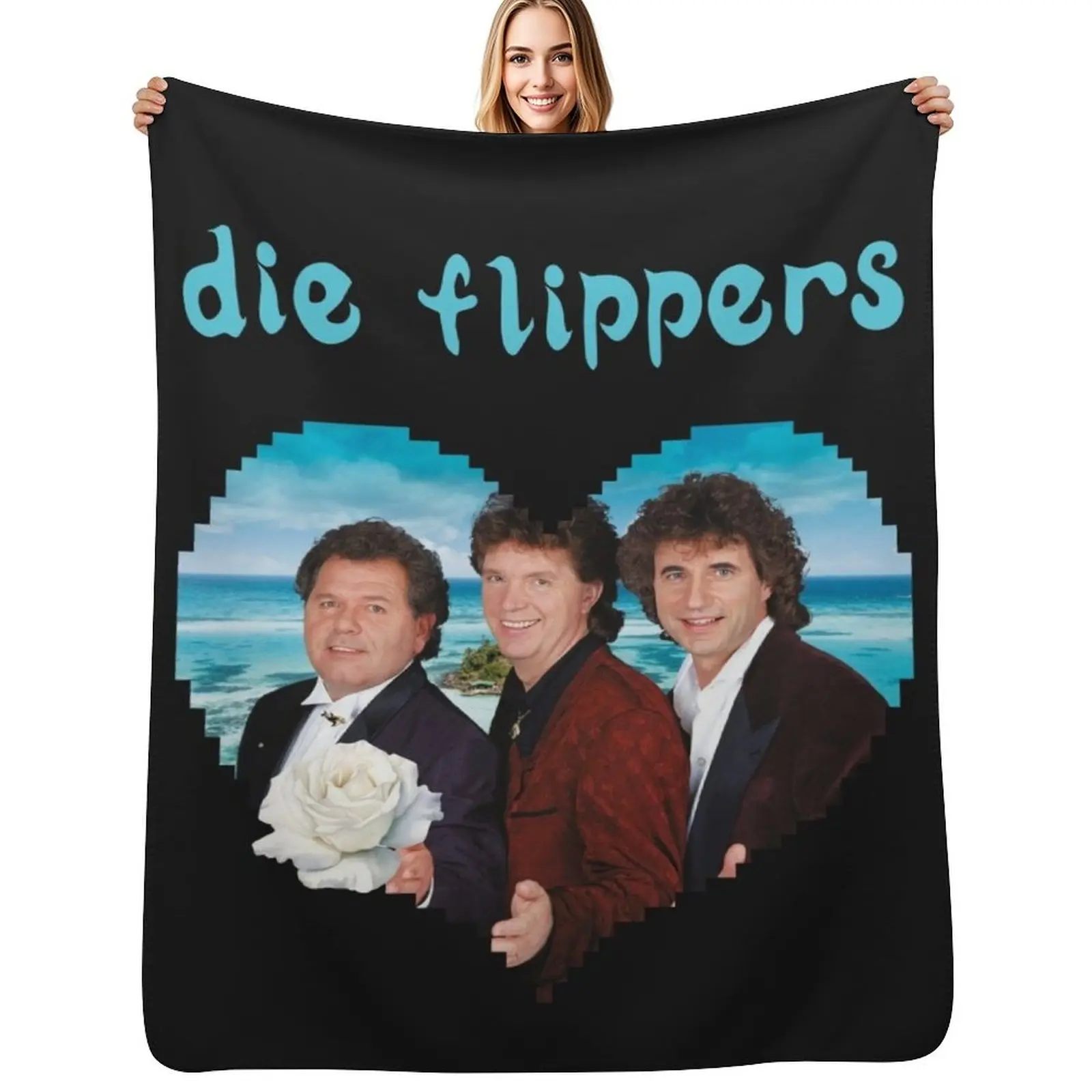 Die Flippers Wir sagen danke - 40 Jahre Die Flippers Throw Blanket Hairy Sleeping Bag Luxury Luxury Designer Large Bed Blankets
