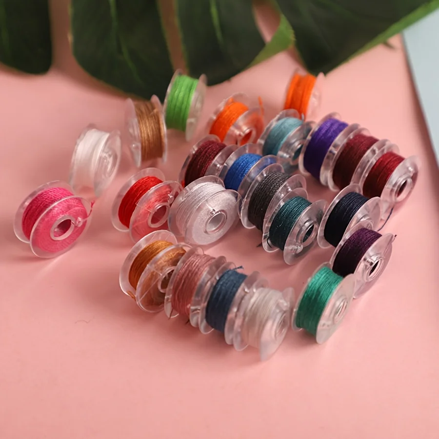 64 Colors Bobbins Thread Sewing Kit Household DIY Hand Sewing Thread Set Sewing Machine Accessory Reusable Spool Threads JXB