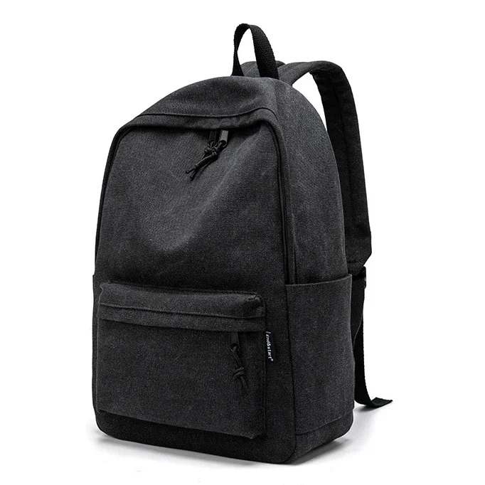 Canvas Student Backpack For College Students, Teens, With 15-inch Laptop Sleeve