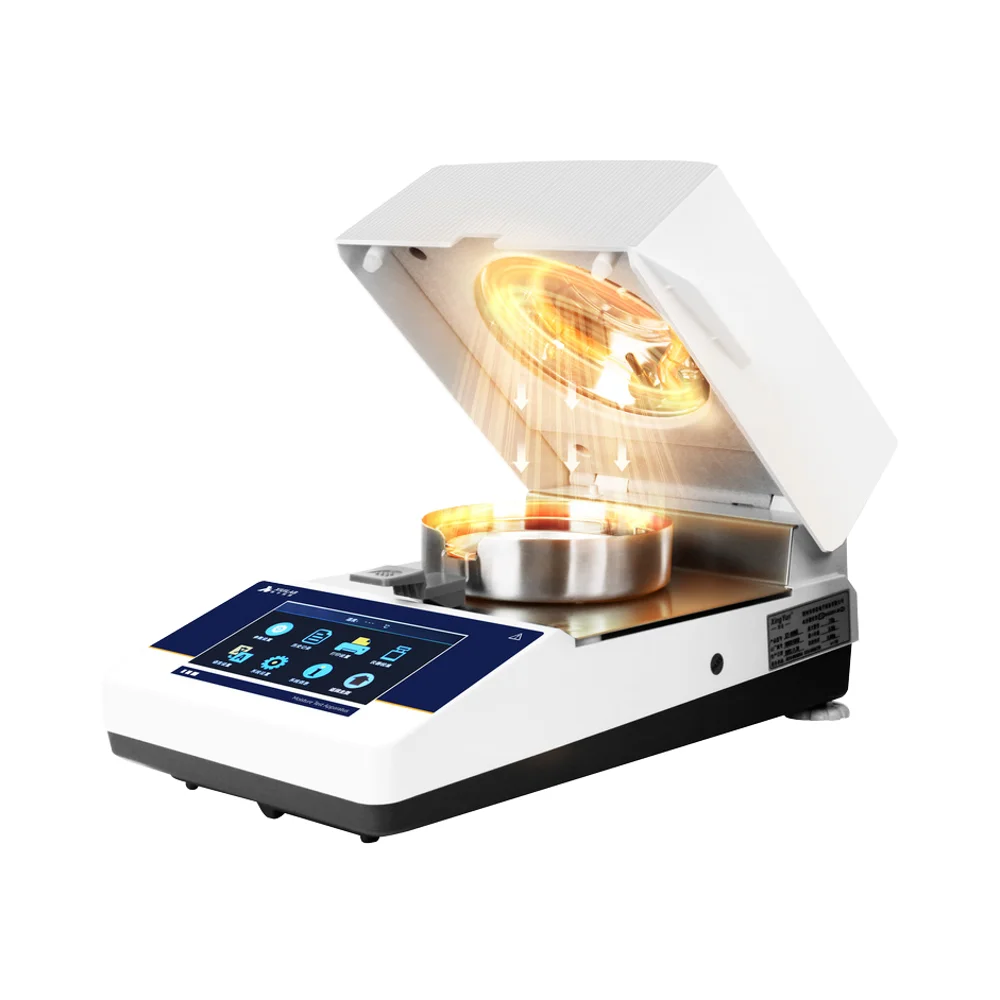 Premium Automatic Rapid Moisture Analyzer Tester Efficient 1-Year Warranty Grain Halon Moisture Detector Equipment