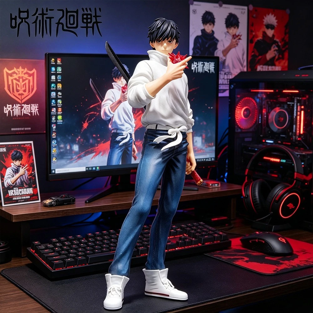 Figura de Anime Jujutsu Kaisen de 21 cm/8,27 pulgadas, Figura de Acción de Okkotsu Yuta, Estatua de PVC, Adorno de Escritorio, Modelo Coleccionable, Juguetes, Regalos