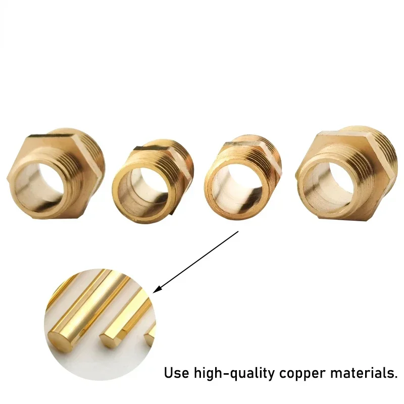النحاس الأنابيب عرافة الحلمة المناسب مقرنة سريعة محول 1/8 1/4 3/8 1/2 3/4 1 ذكر إلى ذكر الموضوع سميكة اذع الشحوم التوصيل السريع #5