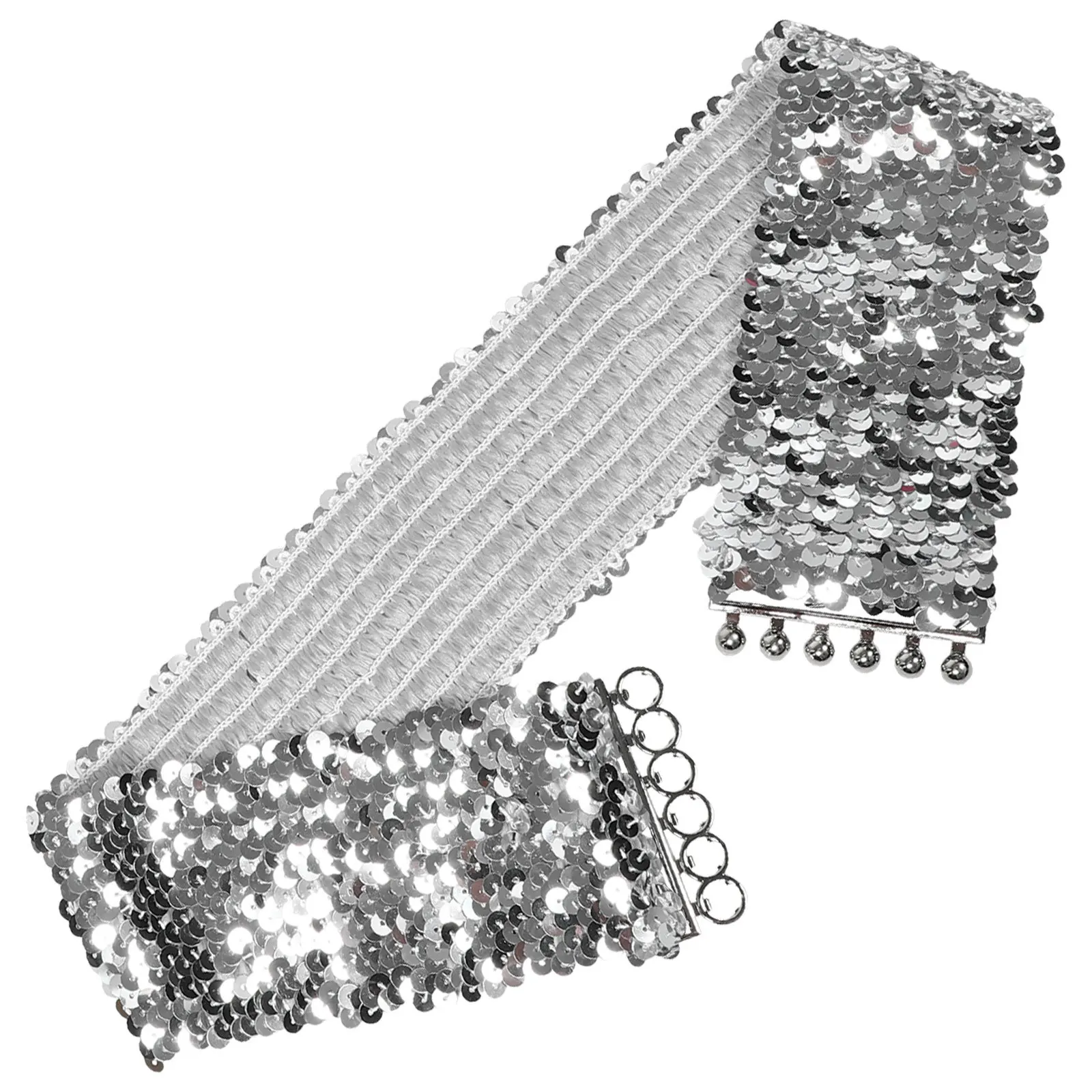 حقيبة خصر لامعة مكونة من قطعة واحدة للنساء، حقيبة كروس عصرية لامعة مقاومة للماء وخفيفة الوزن للسفر وحفلات المهرجانات الخارجية #2