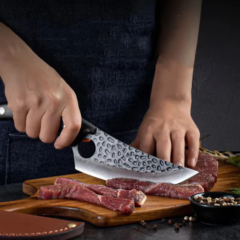 Multifunctional  Kitchen Knife Meat Cleaver Vegetable Cutter Household Chef Knife Handmade Forged Butcher Knife Boning Knives