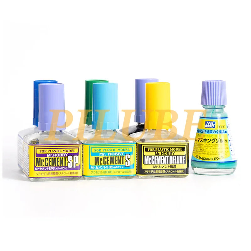 MR.HOBBY MC127 MC129 MC131 MC132 Flüssiger Kunststoffzement Schnelltrocknend Niedrige Viskosität für Modellbausätze 40ML Präzisionsteileverbindung – Detail 5