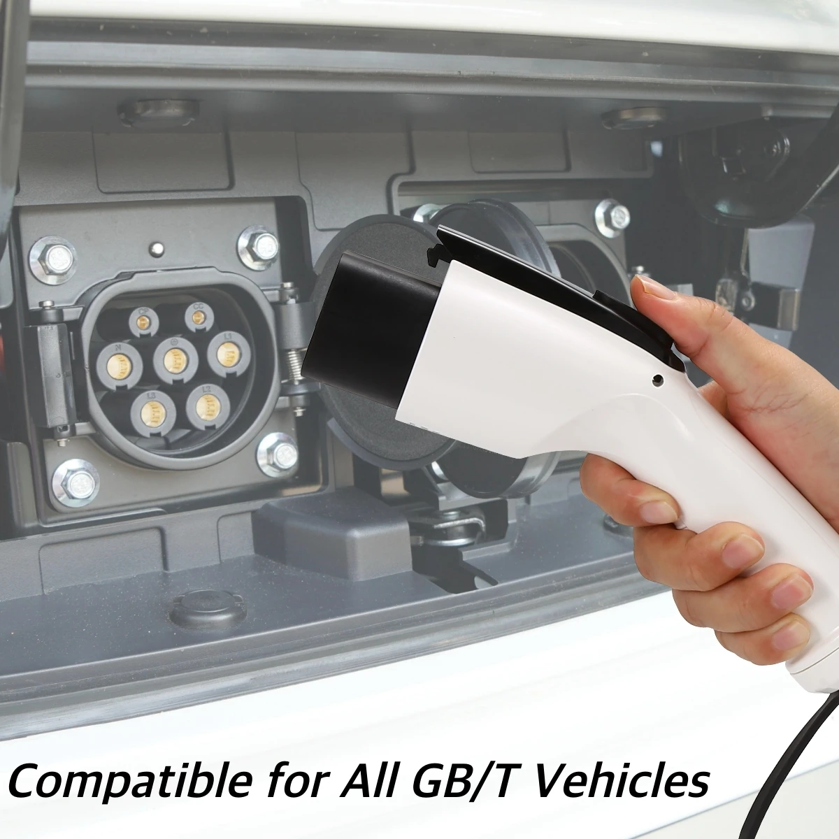 EVcharger4U 1 фаза/3 фазы 32 а 7 кВт/22 кВт 7 м IEC62196 Тип 2 до GBT спиральный EV зарядный кабель для китайского бренда электромобиля