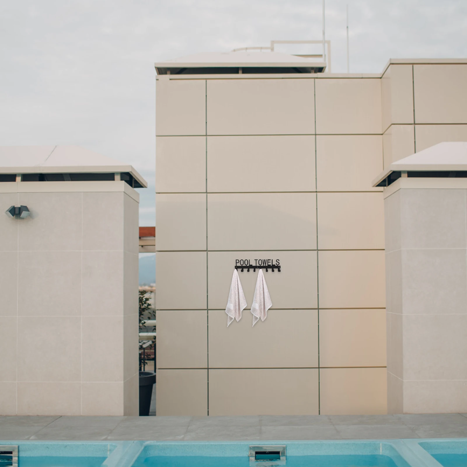 

Punch-Free Towel Rack Iron Material Clothes Hook for Bedroom Bathroom Kitchen Hat Hanger Household Coat Rack Nail-Free