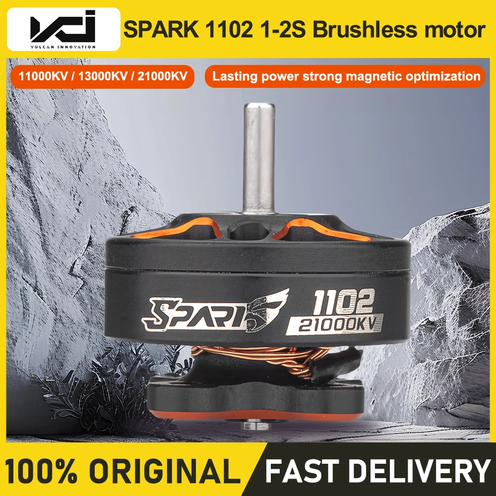 

Бесщеточный двигатель VCI SPARK 1102 13000KV/21000KV 1-2S: высокопроизводительный, с высокой точностью, динамической стабилизацией и эффективностью.