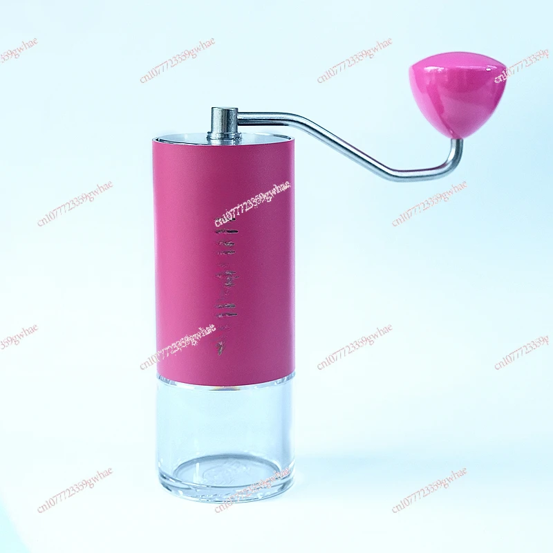 Pink M40 hand coffee grinder