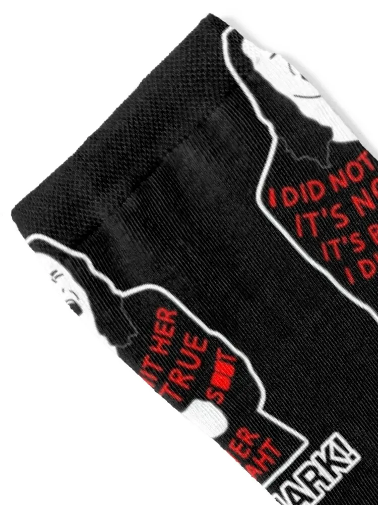 جوارب I Did Not Her Oh Hi Mark Tommy Wiseau the Room Quote جوارب شتوية حرارية للصالة الرياضية والتنس والهالوين للأولاد جوارب نسائية #2