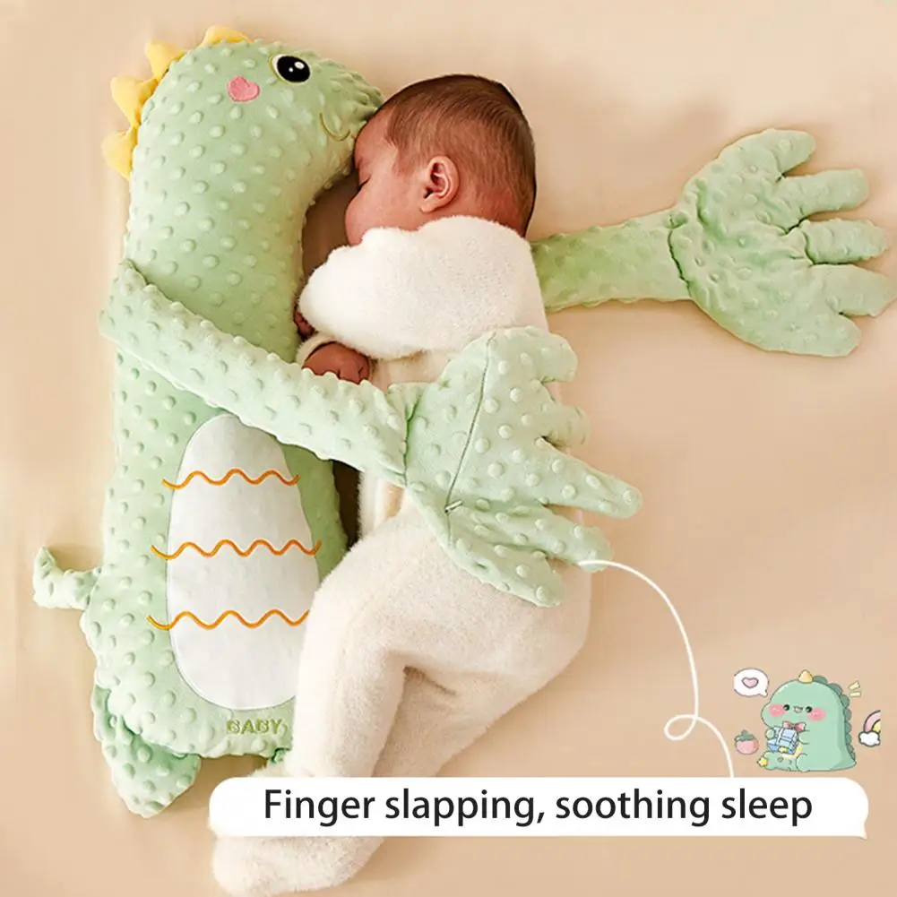 2025 Baby Sleep Patter Stuffed Soothing Patting Toy with Palm Pad 3 Levels Adjustable Electric Hand Pillow with Remote Control f