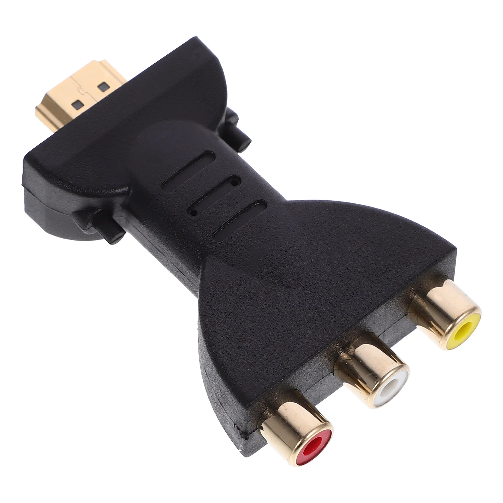 

Rgb Rca Video Audio Adapter Converter for 720p 1080ip 1080p Hdtv Dvd Projector Plug and Play No Driver Required Black