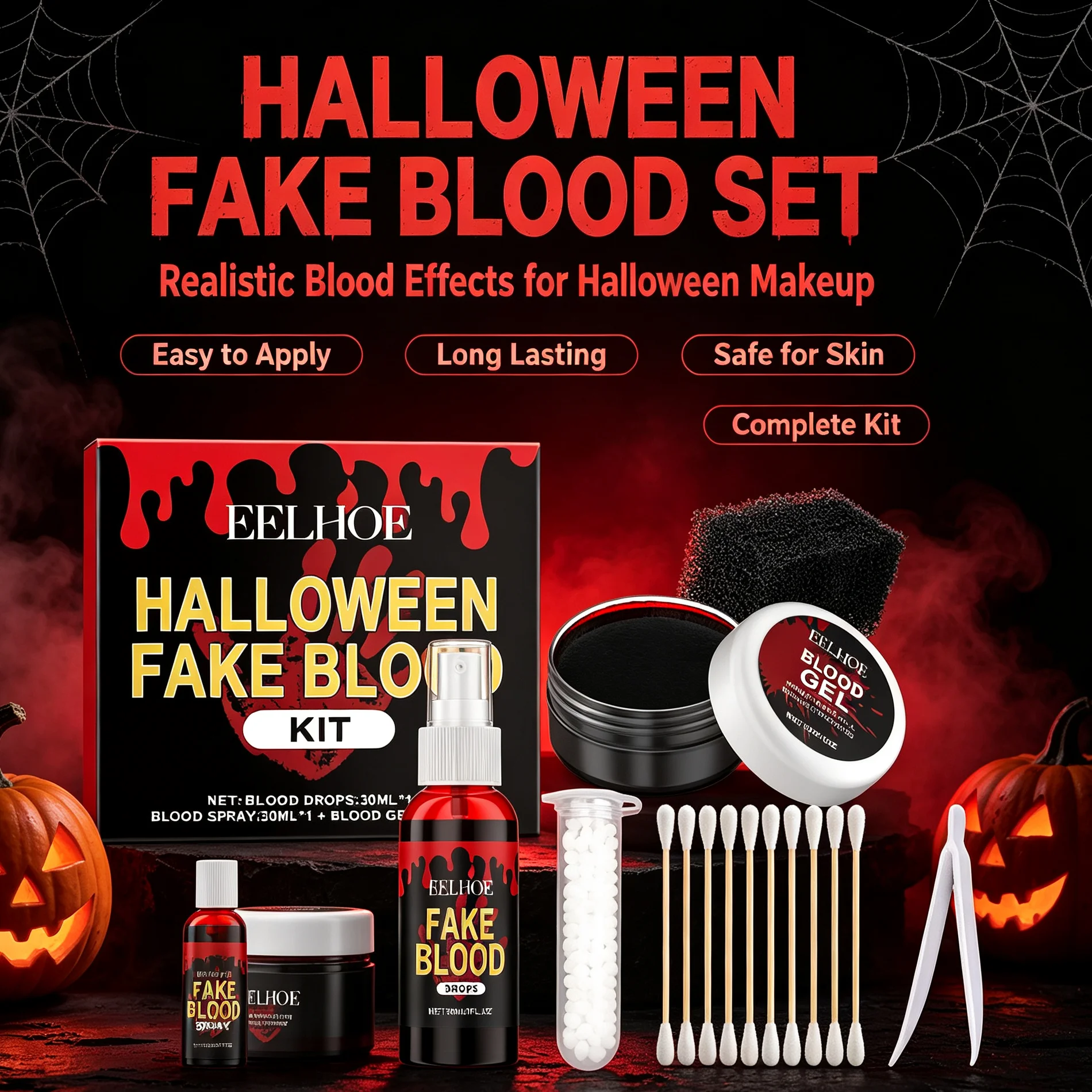 Body Paint Sfx - Semprotan Darah Palsu Profesional untuk Halloween,