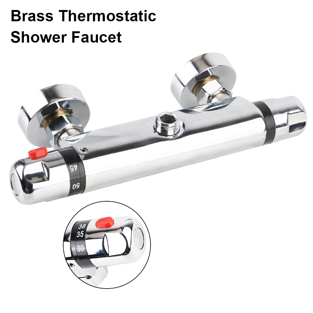 

Bathroom Tool Thermostatic Shower Water Faucet Hot And Cold Mixer Thermostatic Tap Bathtub Faucet Bathroom Mixing Valve