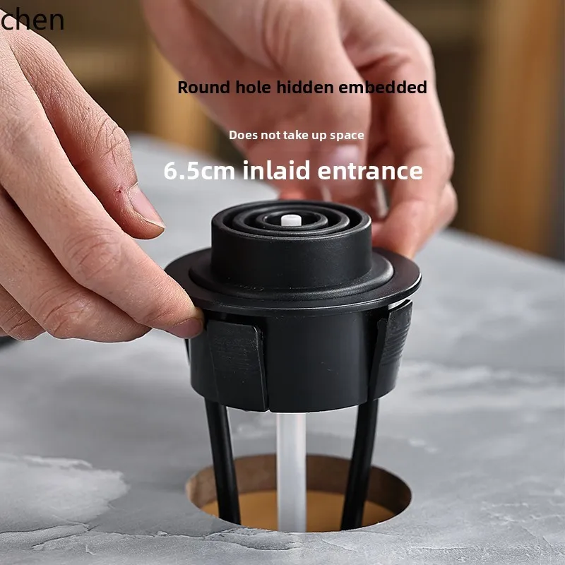 HTT lastra di roccia bollitore automatico per acqua inferiore telecomando tavolo da tè incorporato nascosto armadio di disinfezione integrato