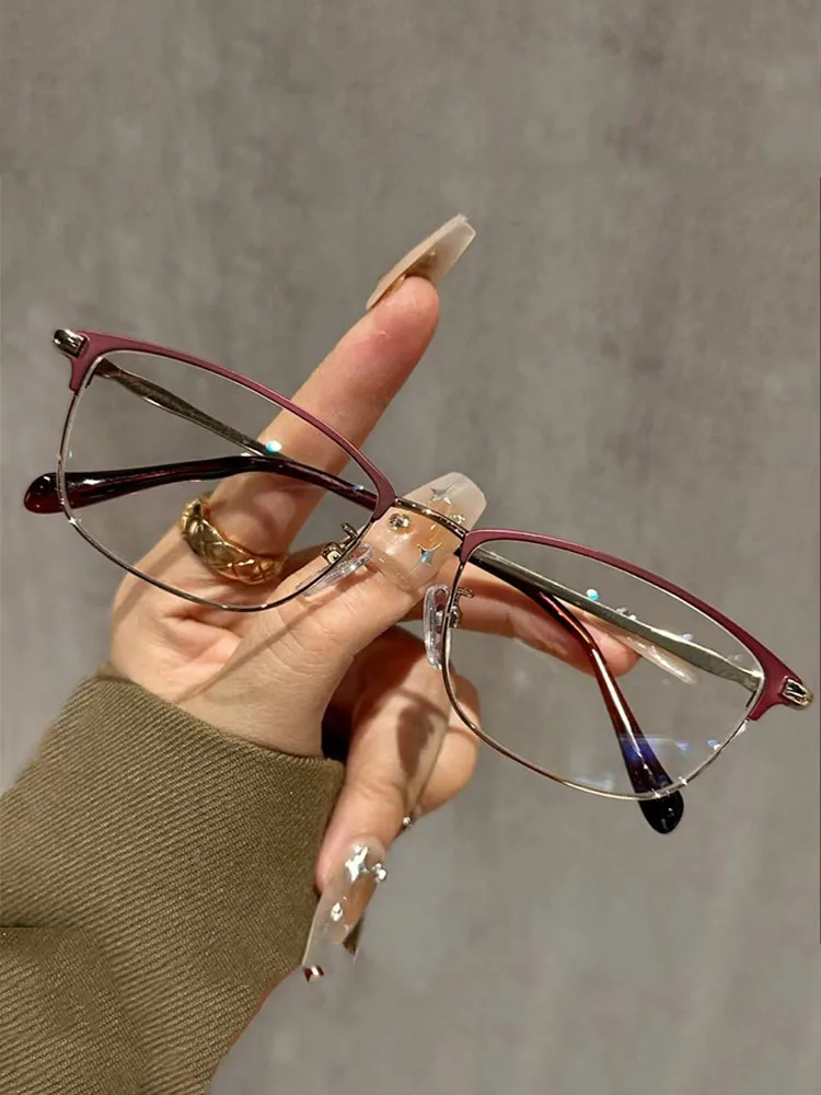 Lunettes de lecture 2026, homme femme, anti-lumière bleue, lunettes de mode polyvalentes, lunettes de lecture rétro unisexes, monture en métal, lunettes de lecture tendance