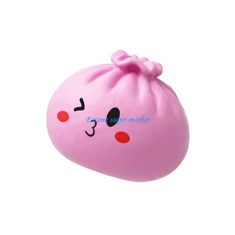 090B Funny Dumpling Decompression Gadget Squeeze Toy Decompressing Stress Ball