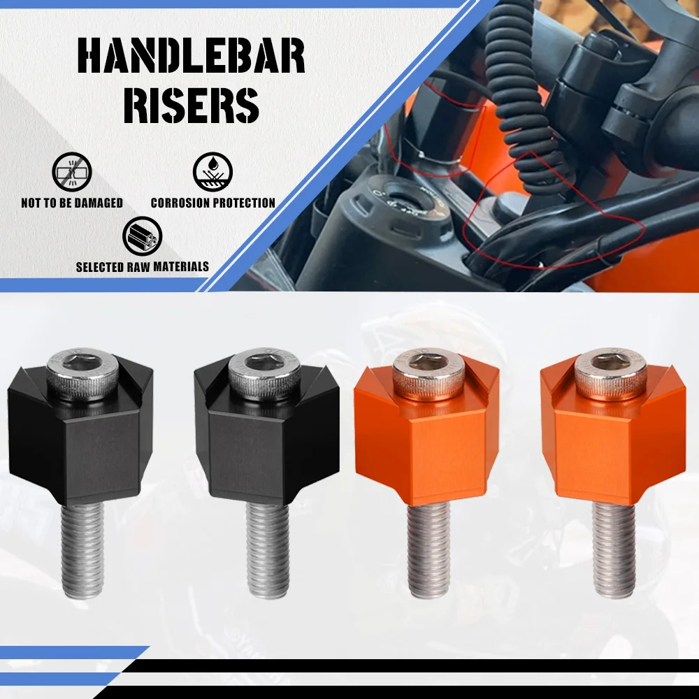 

Motorcycle Accessories Handlebar Riser Handle Bar Mount Clamp Adapter For 790 890 ADVENTURE R S 790 890 ADV 2018 2019 2020 2021