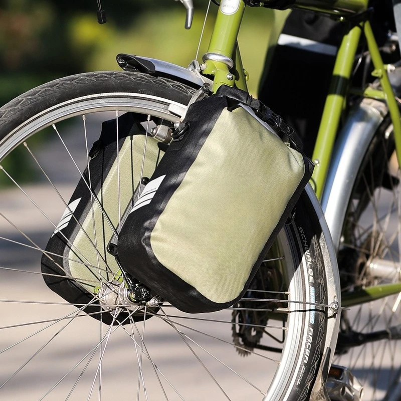 

Bicycle bag 4L fully waterproof quick-release buckle melon car front fork bag
