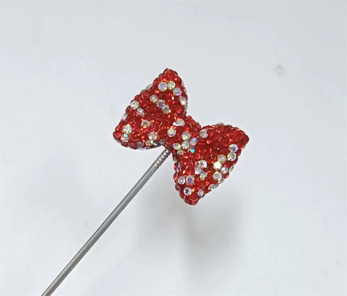 ST23 Colorful Bow Classic Soft Clay Straight Hole Beads DIY Phone Keychain Clothing Pen Necklace Material Accessories Girl Gifts