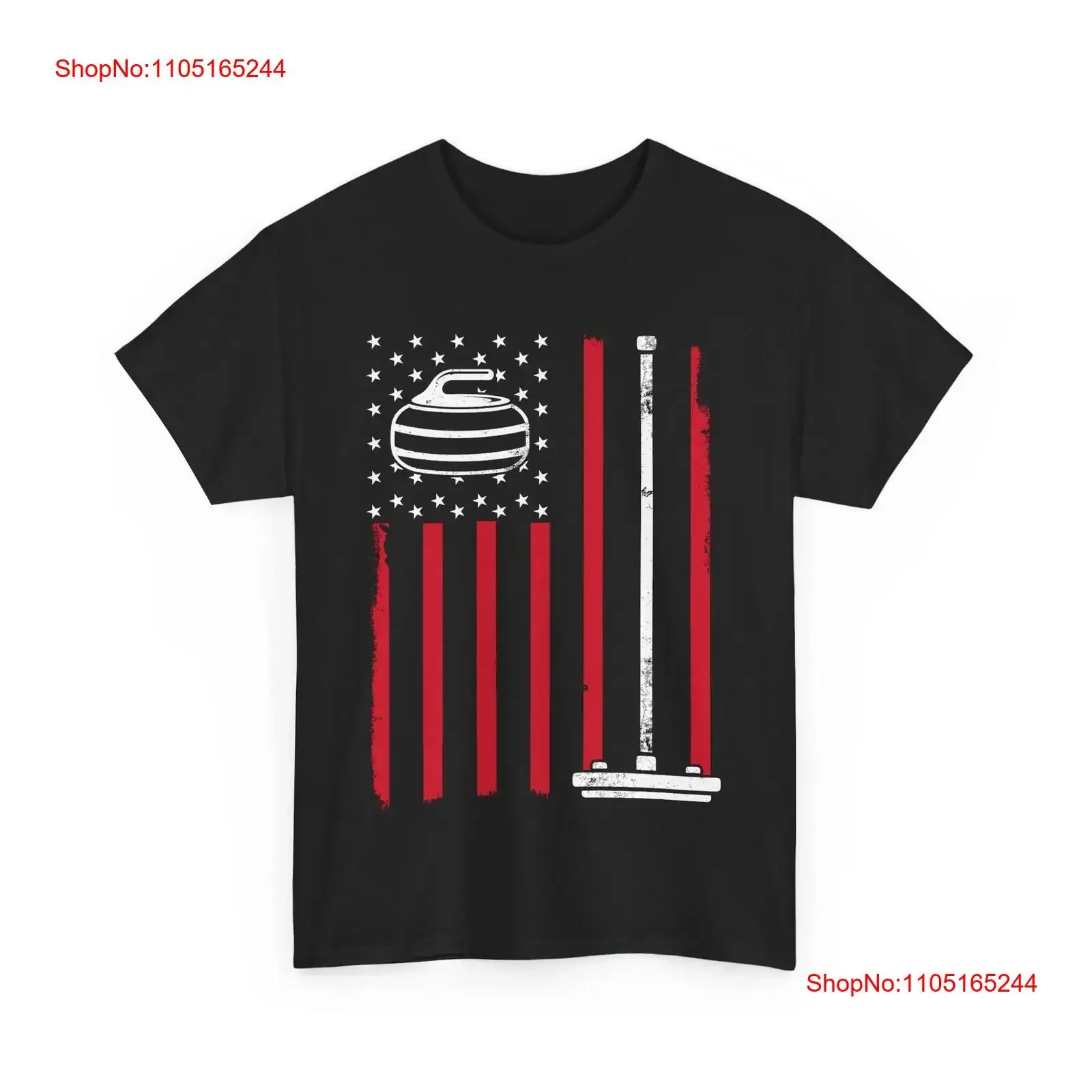 

Футболка для завивки с американским флагом, щипцы для завивки льда, любители зимнего спорта, винтажная стираная уличная дизайнерская одежда, удобная мягкая одежда