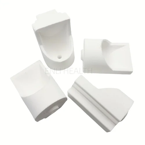 Crisol de cuarzo de fundición para laboratorio Dental, taza Horizontal con capucha, crisol de fundición centrífuga, herramientas dentales con capucha, 4 Uds.