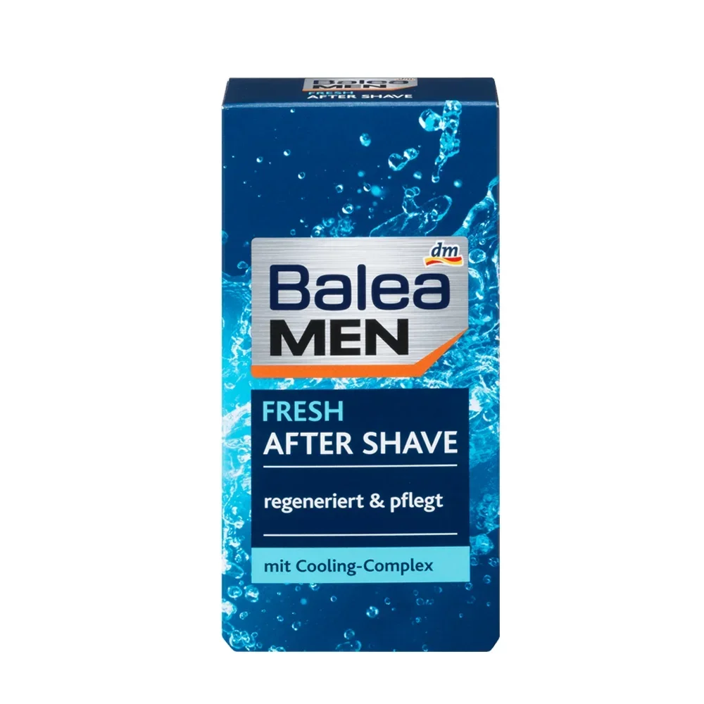 Germany Balea Men Fresh After Shave Water Toner 100ml Moisturizing Nourishing Shrinking Pore Promote Skin Regeneration Skin Care