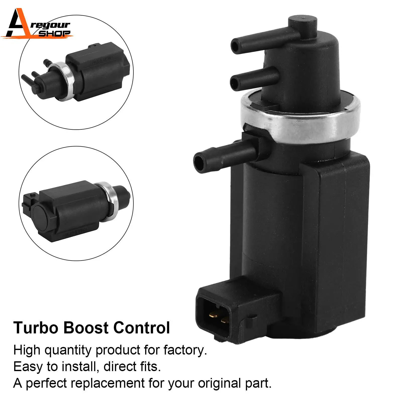 Areyourshop Turbo Pressure Solenoid Valve For Nissan Navara D22 D40 2022-2015 14956-EB70B 14956-EB300 Car Auto Parts