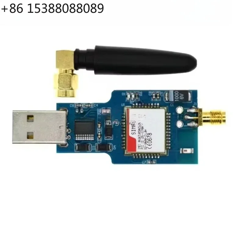 1PCS SIM800C USB GSM Modem GPRS Module with Antenna for IoT Projects