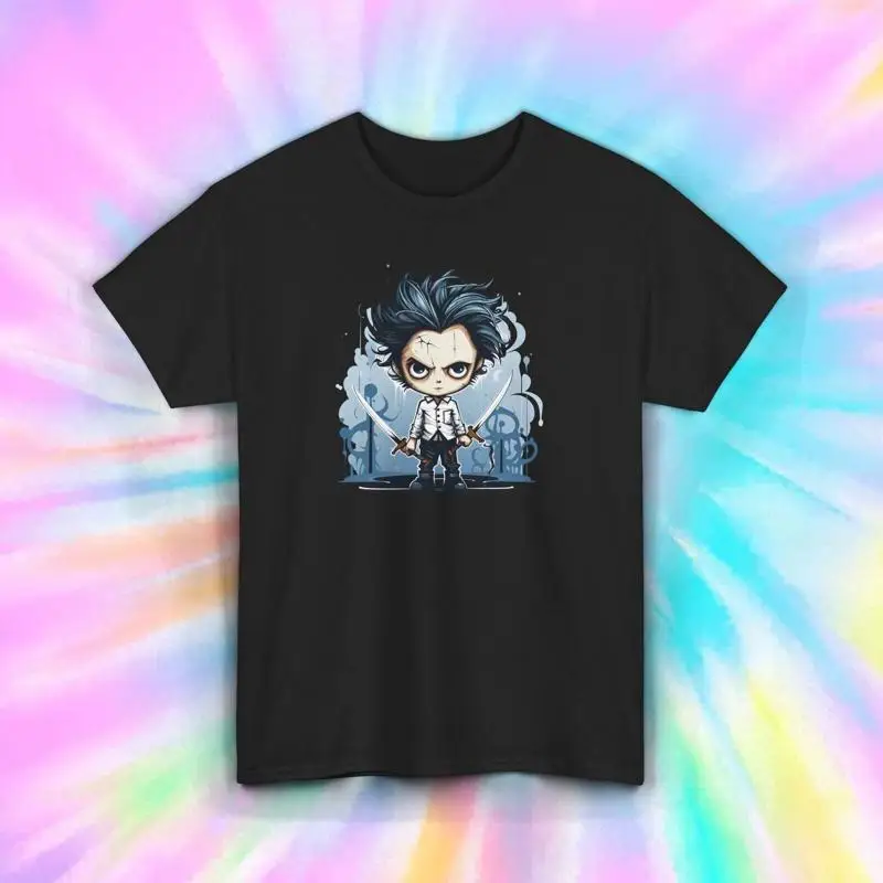 

Gothic Chibi Horror T Shirt Cute Dark Fantasy Creepy Movie Fan S 5XL