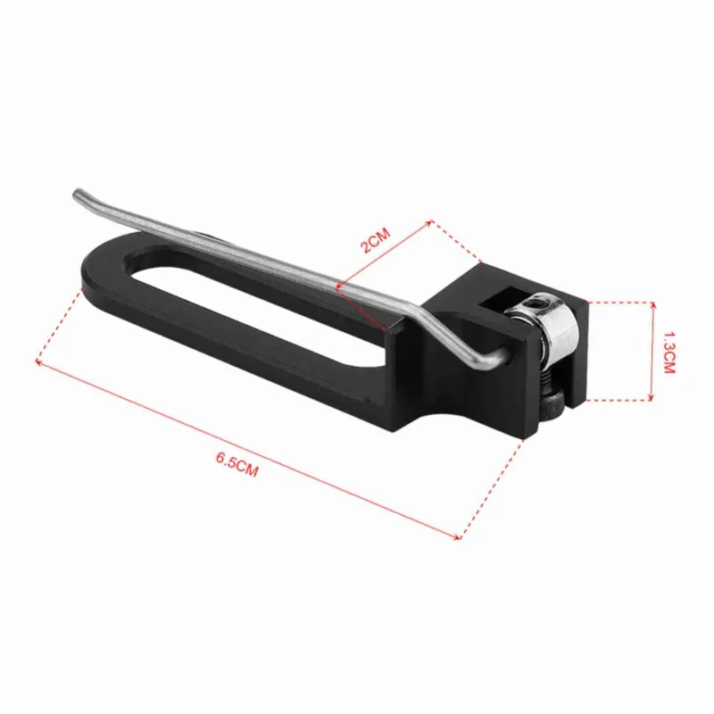 Professional อลูมิเนียม Archery Recurve Bow Magnetic Arrow Rest สําหรับมือขวา (สีดํา)
