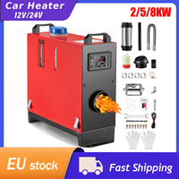 12V 24V 2/5/8KW Air Diesel Heater With LCD Display Remote Control Diesel Fuel Heaters for Car Bus Trucks Motor-Homes Boats