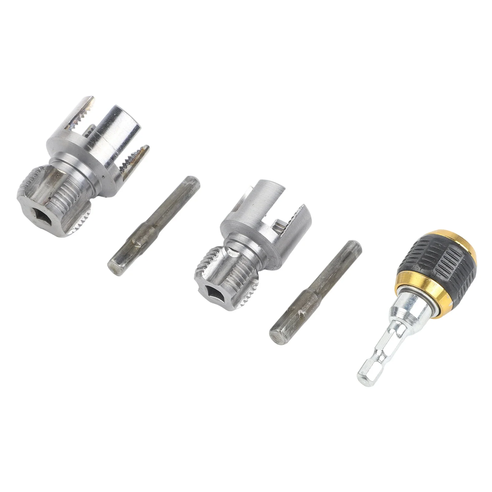Hexagonal Shank Coupling Water Pipe Threader Robust Construction Efficient Thread Cutter Integrated Design Plumbing Tool