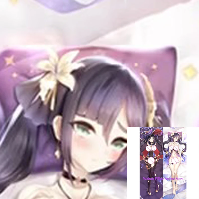 

Dakimakura Anime Pillow Cover Mona Double Sided Print Life-size Halloween Decoration