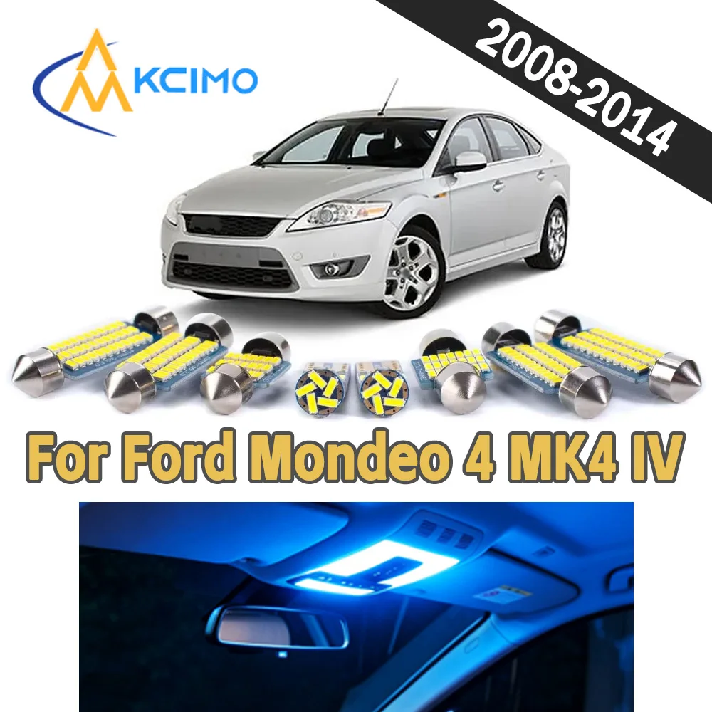 

Energy Efficient Car Interior LED Light Bulbs Anti Flicker CANBUS Indoor Door Map Lights For Ford Mondeo 4 MK4 IV 2008-2014